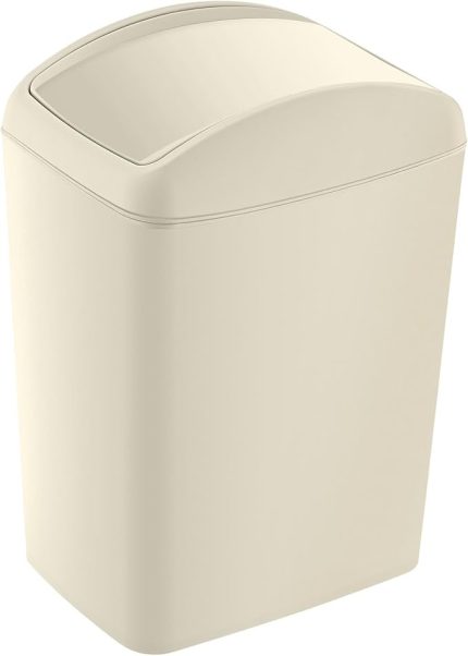 Soft Çöp Kutusu Döner Kapak 10 LT LATTE
