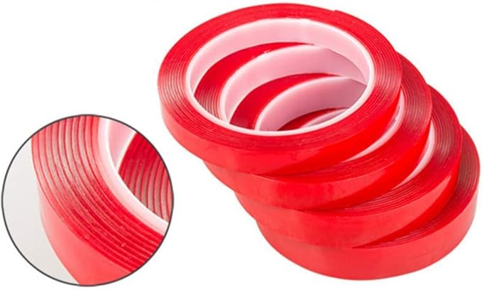 Taraflı Bant Şeffaf Silikonlu Su Geçirmez Akrilik Montaj Bandı Çerçeve Resim Montaj Bandı (10mmx5metre) - Görsel 4