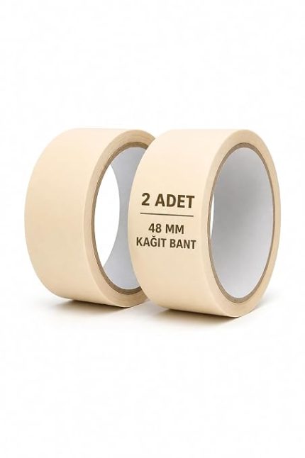 Adet Kağıt Bant 48mm Maskeleme Bandı Boya Bandı