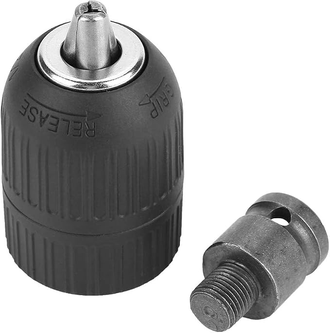 Matkap aynası, 2 – m anahtarsız mandren 1/2 "-20UNF, darbeli matkapların dönüştürülmesi için 1/2" mandren adaptörü ile - Görsel 2