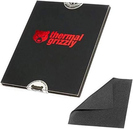Grizzly Carbonaut - Carbon Termal Ped - Yapışmaz, Esnek ve Tekrar Kullanılabilir - Çok Yüksek Isı İletkenliği - Elektrik İletir! (32 × 32 × 0,2 mm) | Karbon fiber, yüksek ısı iletkenliği, esnek, kuru, iletken, CPU, GPU