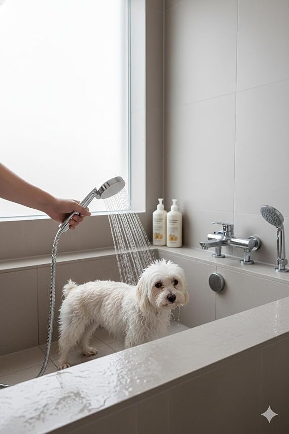 Başlığı – Yüksek Basınçlı Su Tasarruflu Banyo Shower Head, Kireç Önleyici Filtreli 3 Kademeli Ayarlanabilir Sprey, Evrensel Bağlantı - Görsel 5