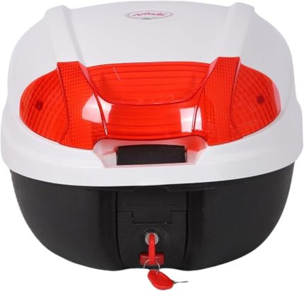 Çantası Arka Motosiklet Bagajı CV34 (Beyaz)