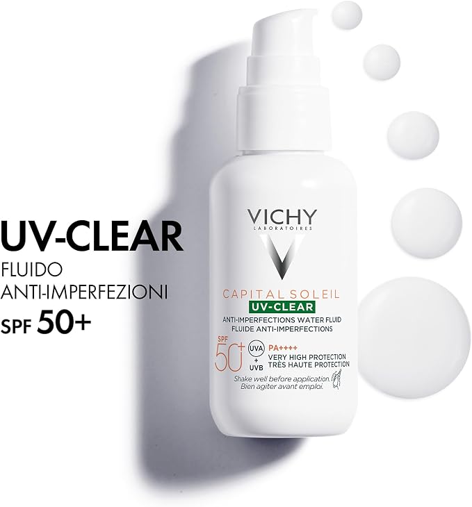 Capital Soleil Uv Clear Spf50 Yağlı Ve Akneye Eğilim Gösteren Ciltler Için Güneş Koruyucu 40m - Görsel 2