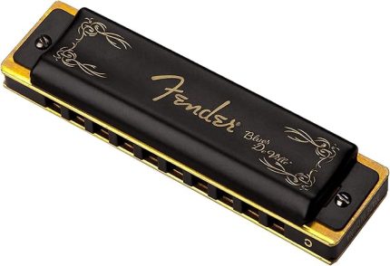 Blues Deville Harmonica Do (C) Mızıka | Fosfor bronz sazlık, zengin ton, sabit ayar, kılıf içerir, acemi ve pro blues armonika, 10 delikli diyatonik