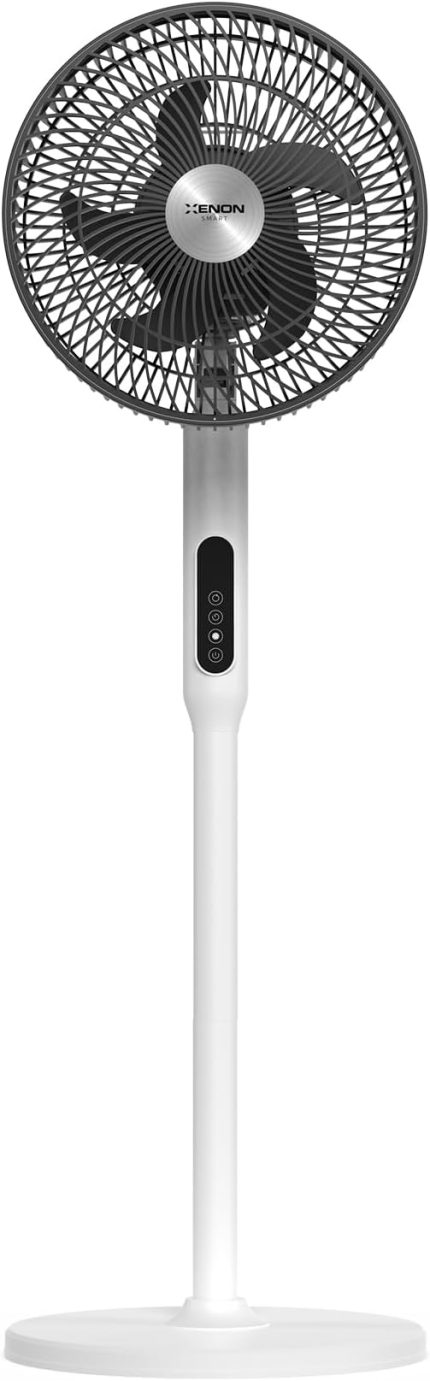 Smart Akıllı Vantilatör | 60W Mobil Kontrol Wifi Kumandalı 3 Kademeli Sessiz Ayaklı Vantilatör X7430