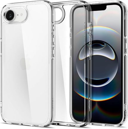 iPhone 17e / 16e ile Uyumlu Kılıf Ultra Hybrid Sararmaya Dayanıklı Şeffaf Kapak - ACS09160 (Spigen TR Garantili)