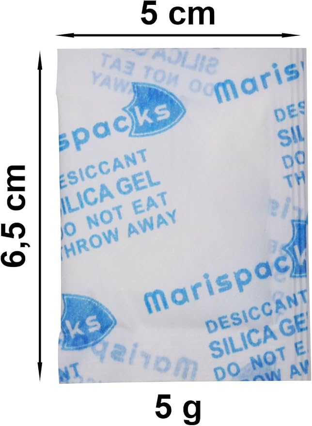 g x 50 adet silikajel nem alıcı paket (nonwoven, aluminyum doypack ambalajda) - Görsel 2