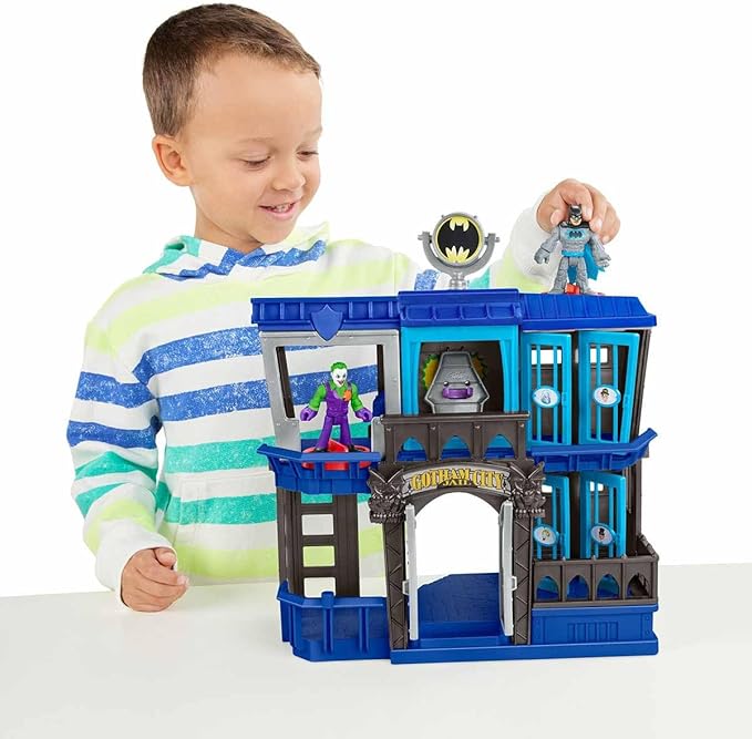 Imaginext DC Super Friends™ GOTHAM Hapishanesi Oyun Seti Hapishanesi Imaginext DC Super Friends™ GOTHAM Hapishanesi Oyun Seti HHP81 | Batman Oyuncak Gotham City Hapishane Şarjlı Oyun Seti 3 Yaşından İtibaren Çocuklar için, DC Universe, HHP81 - Görsel 2