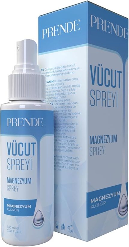 Magnezyum Yağı Sprey %100 Saf Magnesium Oil Spray 100 ml Magnezyum Klorü