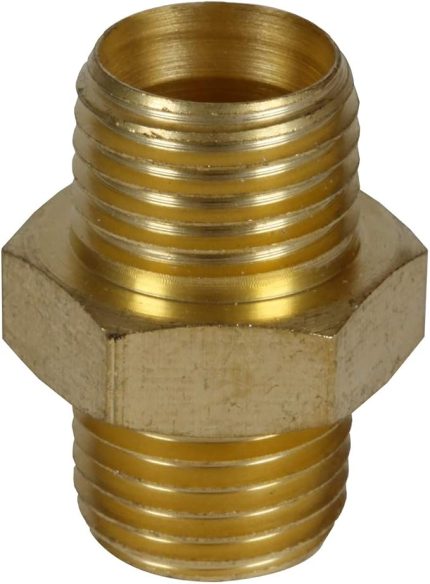 Einhell Çift Taraflı Nipel R1/4" (Kompresör Aksesuarı, pirinçten, tüm 1/4" dış dişli basınçlı hava bağlantılarına uygun) - 4139620