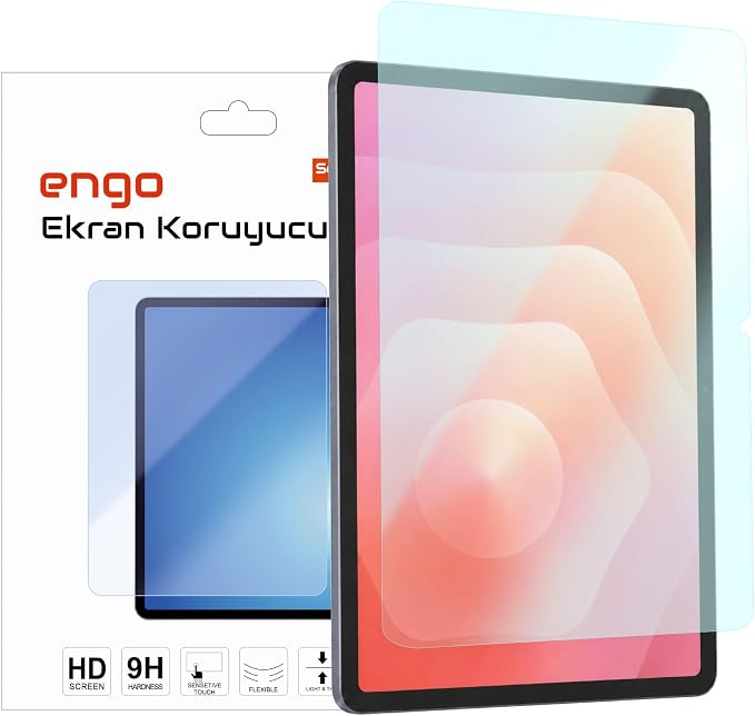 Samsung Galaxy Tab S10 Fe 10.9 İnç İle Uyumlu Ekran Koruyucu 9H Temperli Kırılmaz Esnek Nano Cam, Çizilmeye Ve Darbeye Dayanıklı Koruma, HD Şeffaf SM-X520