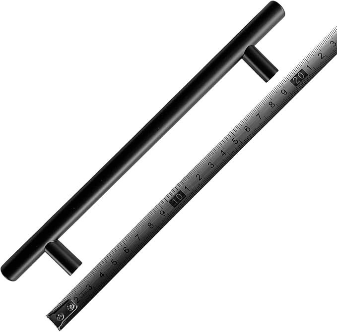 ve Banyo Dolabı Kapakları ve Çekmeceler için Metal Kulp Paslanmaz Mobilya Dolap Kulbu 160mm Mat Siyah 2 Adet - Görsel 3