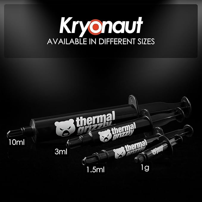 Grizzly - Kryonaut Termal Macun - Bilgisayar ve Konsollardaki tüm İşlemcileri, Grafik Kartlarını ve ısı Alıcıları Soğutmak İçin (1 gram) | Zorlu Uygulamalar ve Hızaşırtma için Termal Macun - CPU/GPU/PS4/PS5/Xbox için Termal Coumpound - Görsel 4