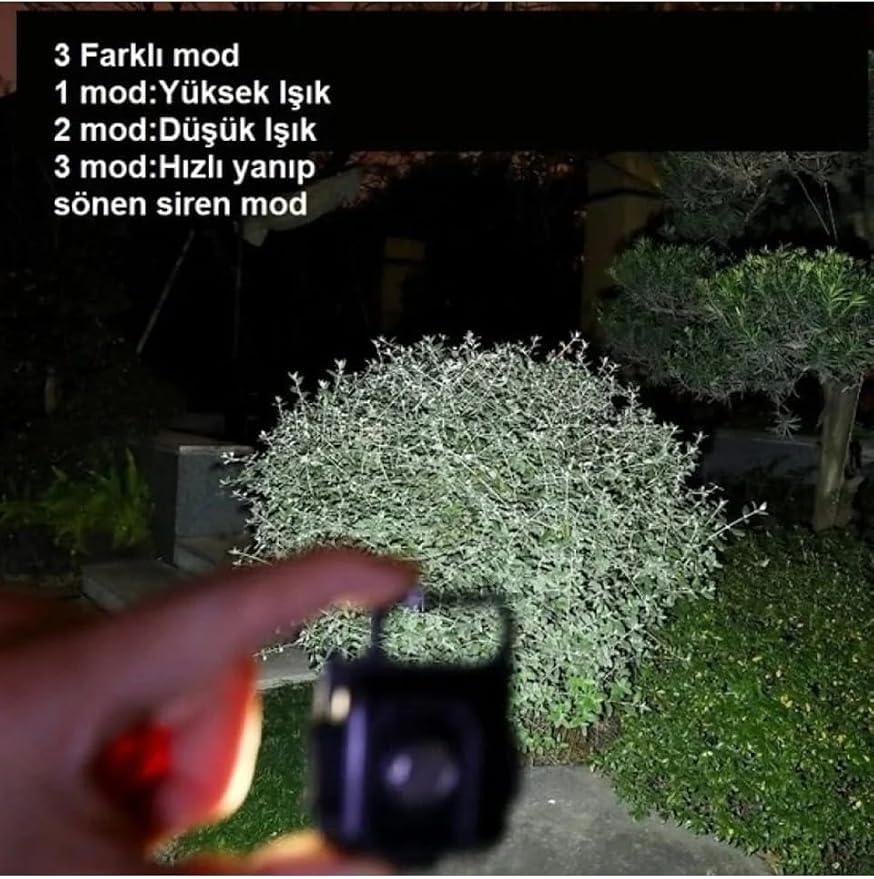 Led Fener Taşınabilir Çok Fonksiyonlu , Yüksek Lümen, COB Anahtarlık, Dış Mekan İçin Şarj Edilebilir Acil Durum Işığı, Mini Kamp Feneri - Görsel 5