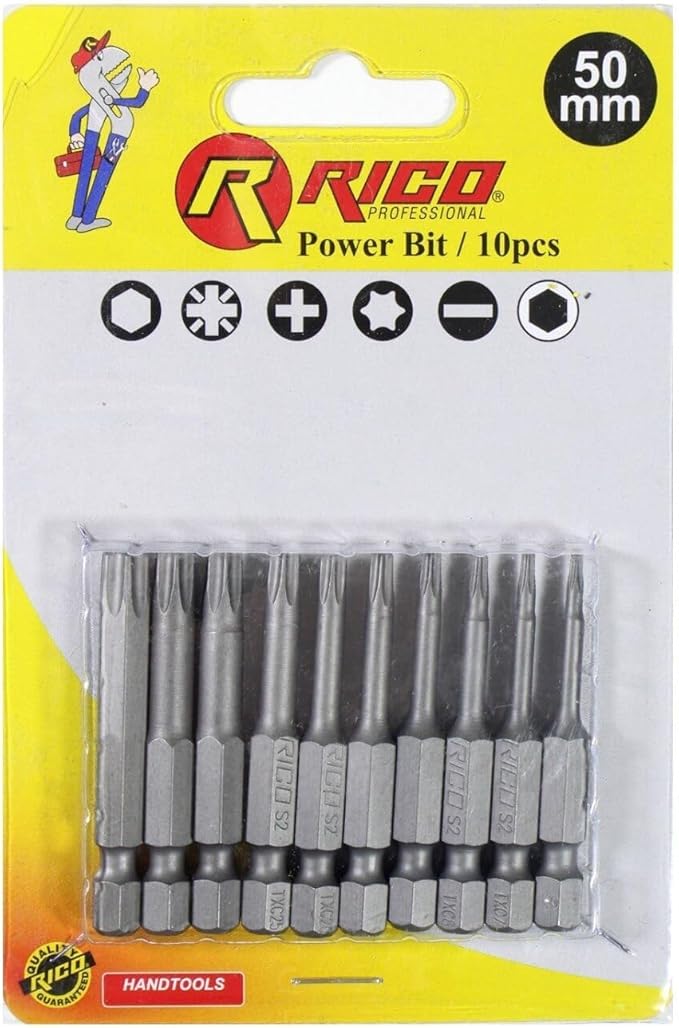 005-KK1131 Torx Matkap Ucu Seti 10 Parça, 50 mm