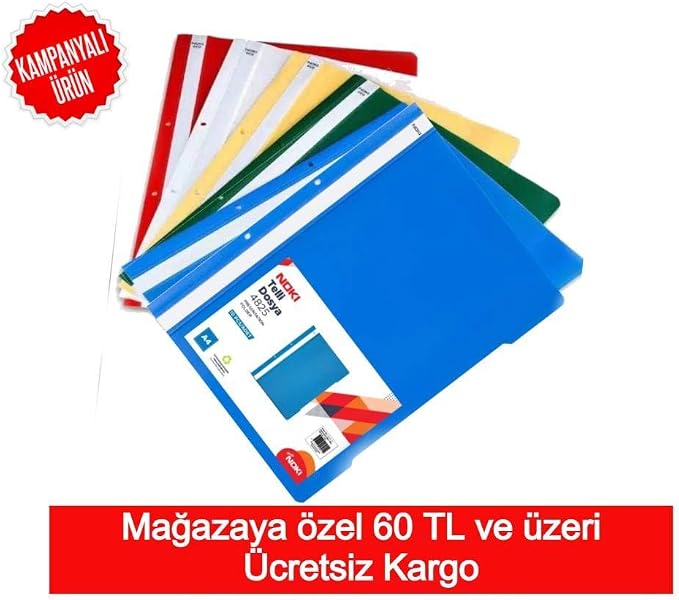 ECO PP TELLİ DOSYA 50 Lİ YEŞİL - Görsel 3