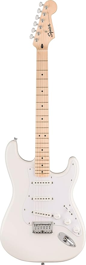 Sonic Stratocaster HT Arctic White - Maple Elektro Gitar | Yeni başlayanlar için kolay çalınan elektro gitar, ücretsiz çevrimiçi dersler dahil