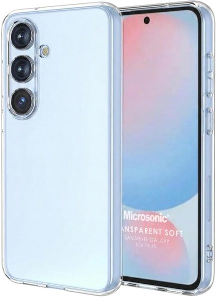 Samsung Galaxy S26 Plus için Kılıf Transparent Soft Şeffaf [Galaxy S26 Plus ile Uyumlu Kılıf - Şeffaf]