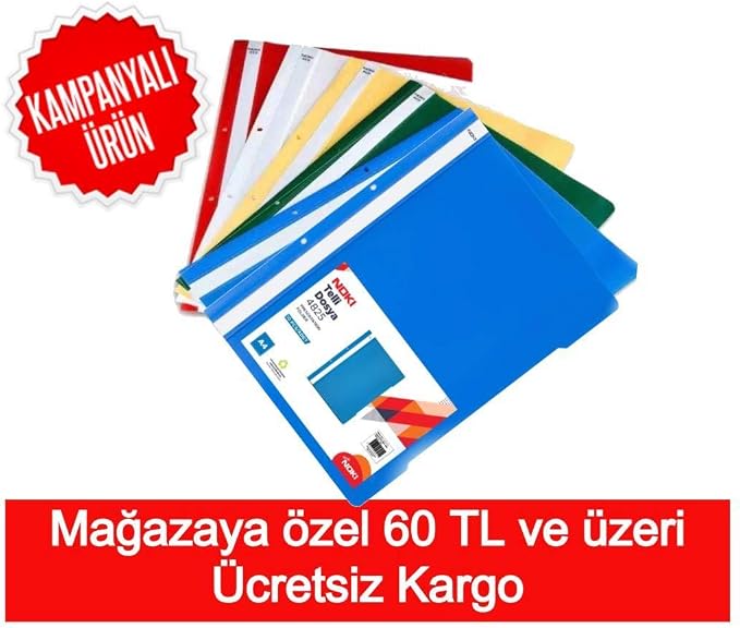 ECO PP TELLİ DOSYA 50 Lİ YEŞİL - Görsel 4