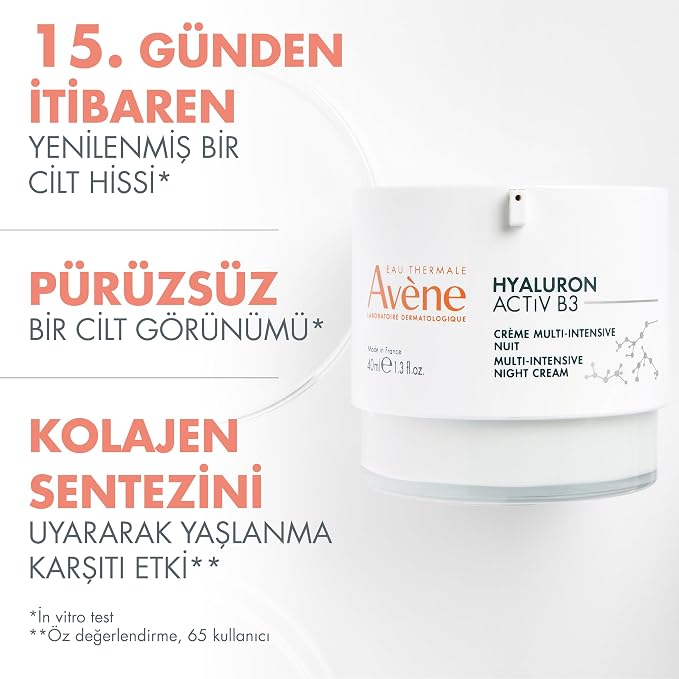 THERMALE AVENE Hyaluron Activ B3 Multi-ıntensive Night Cream 40 ml 213566 - Görsel 3