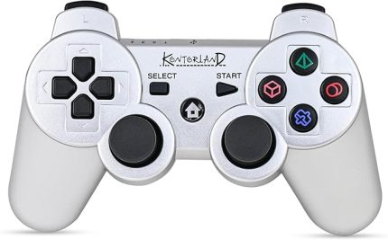 P3G - PS3/PC Uyumlu Titreşimli Kablosuz Oyun Kolu GamePad (Gümüş)