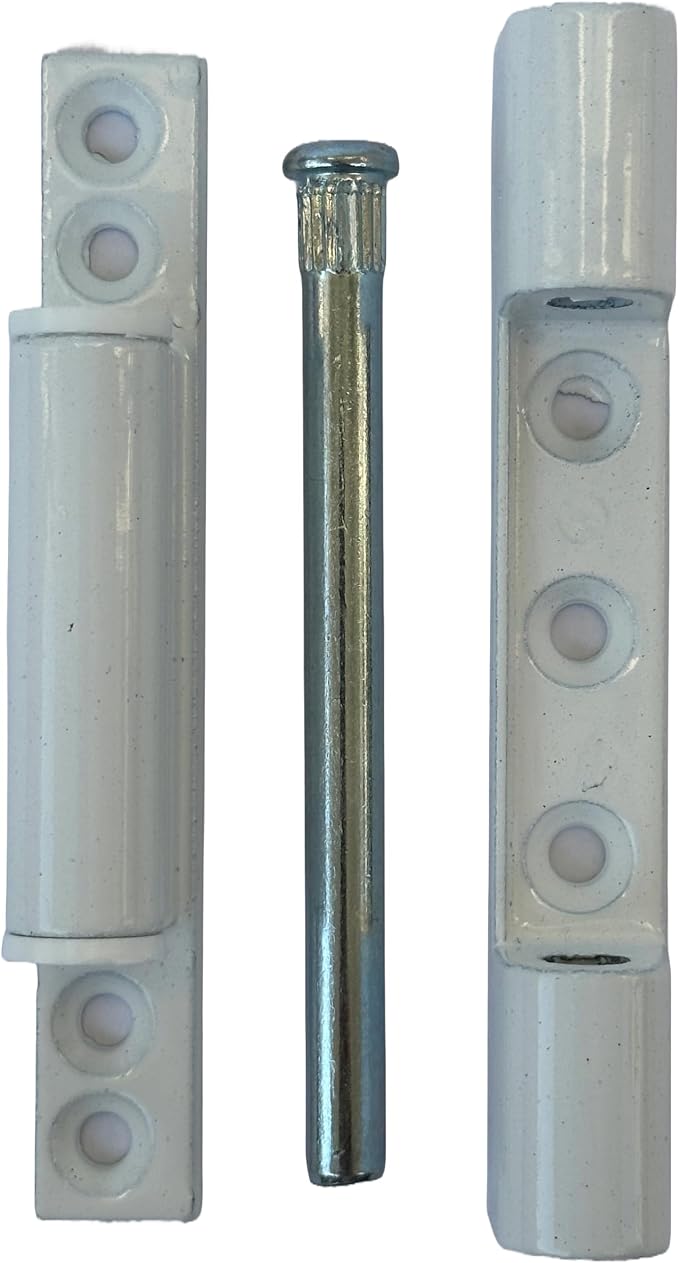 Plastik Pencere ve Kapılar için Metal Menteşe, 95mm Uzun Tip, Beyaz - Görsel 2