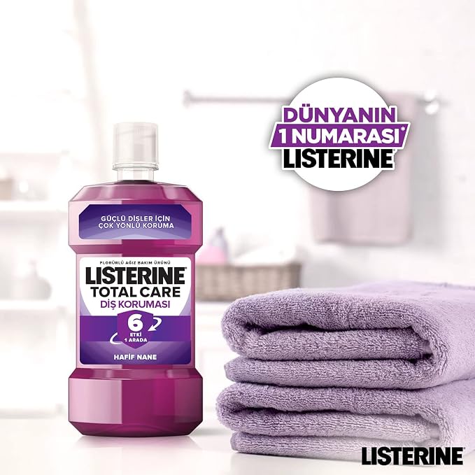 Total Care Diş Koruması Hafif Nane Aromalı Ağız Bakım Suyu 1000 Ml - Görsel 4