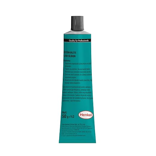 Universal Silikon, Üstün kalite %100 Beyaz Silikon, Mutfak, Banyo ve Pencereler İçin Hızlı Kuruyan Dolgu Macunu, Sararma ve Küflenme Yapmaz, 50 gr Tüp - Görsel 4