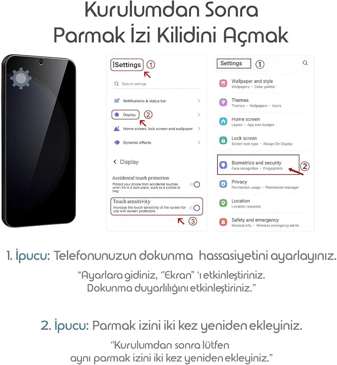 Samsung Galaxy S24 FE için Ekran Koruyucu 9H Sertlikte Anti-Static Temperli Cam Görüntü Kalitesini ve Dokunmatiği Etkilemeyen S24fe Cam Çizilme ve Darbelere Karşı Ekranı Kaplayan S24 FE Koruma - Görsel 3