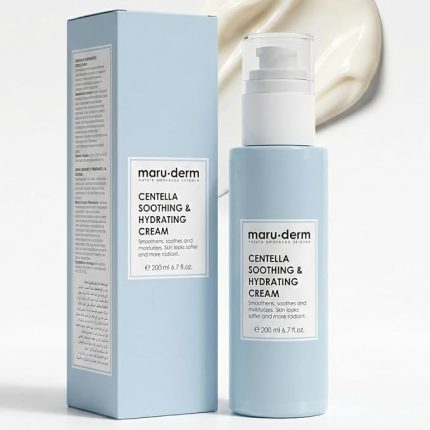 Cica Centella Cilt Bakım Kremi – Yatıştırıcı & Nemlendirici Krem, Hassas ve Kolay Tahriş Olan Ciltler için, 200 ML