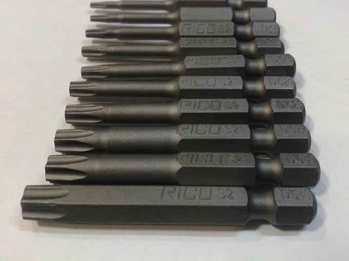 005-KK1131 Torx Matkap Ucu Seti 10 Parça, 50 mm - Görsel 2