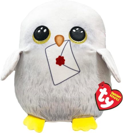 Hedwig Harry Potter 10 inç Squishy Beanie, Çocuklar için Yumuşak Peluş Oyuncak, Koleksiyoncu Sevimli Oyuncak Bebek Kabarık Pelüş