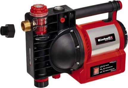 GE-GP 1246 N FS Bahçe Pompası (1200 W, 4600 L/saat, su dolum/kir/emiş göstergesi, kuru çalışma/aşırı ısınma/termik koruma, LED ekranlı akış sensörü) - 4180360