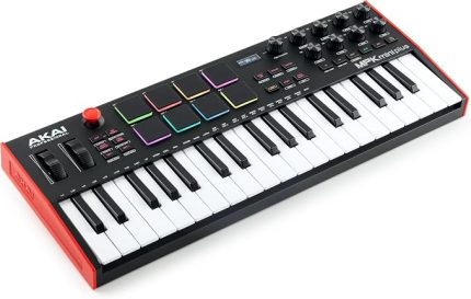 Professional MPK Mini Plus 37 Tuş USB MIDI Klavye Kontrolör