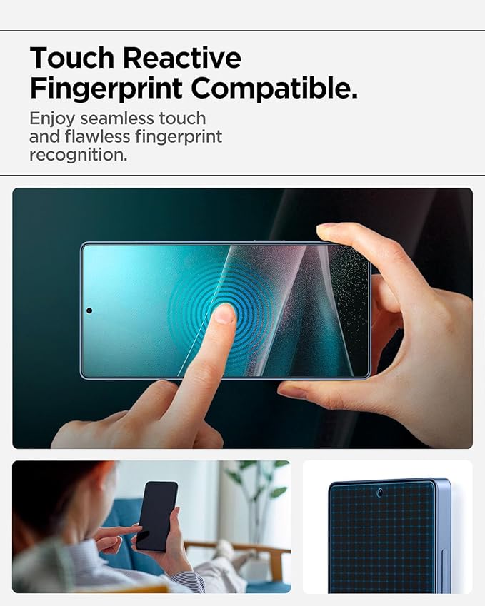 Galaxy S25 Ultra ile Uyumlu Kolay Kurulum Film Ekran Koruyucu Elite Shield EZ Fit HD Şeffaf - AFL09083 (Spigen TR Garantili) - Görsel 5