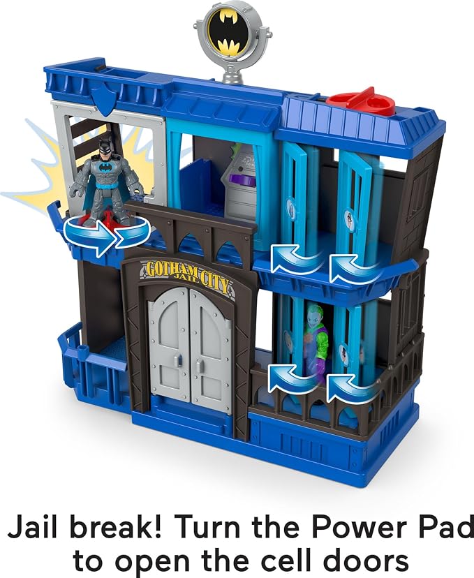 Imaginext DC Super Friends™ GOTHAM Hapishanesi Oyun Seti Hapishanesi Imaginext DC Super Friends™ GOTHAM Hapishanesi Oyun Seti HHP81 | Batman Oyuncak Gotham City Hapishane Şarjlı Oyun Seti 3 Yaşından İtibaren Çocuklar için, DC Universe, HHP81 - Görsel 5