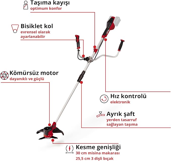 Akülü Çalı Tırpanı AGILLO 36/255 BL 3411320 - Görsel 3