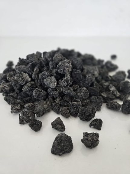 Pomza Lav Taşı 15-25 mm 1 kg Doğal Ponza Dekoratif Bahçe Saksı Akvaryum Süs Taşı Antrasit
