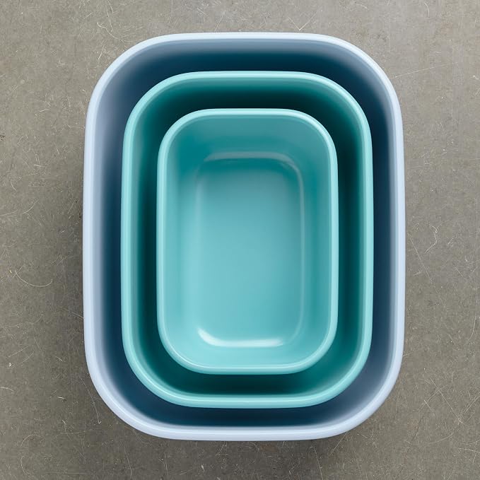 - Multi Bowl Cirqula Rectangular - Kapaklı saklama kabı - Buzdolabı için hava geçirmez saklama kutusu, mikrodalga fırın kabı ve saklama kabı olarak uygundur - 3000 ml - Nordic Black - Görsel 5