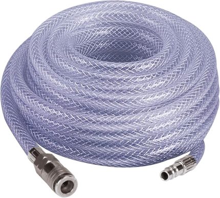 Einhell Kompresör Hava Hortumu 9 mm, 15 m (kompresör aksesuarı, 15 m uzunluk, iç çap 9 mm, R 1/4'' iç dişli, PVC, maks. çalışma basıncı 15 bar) - 4138210