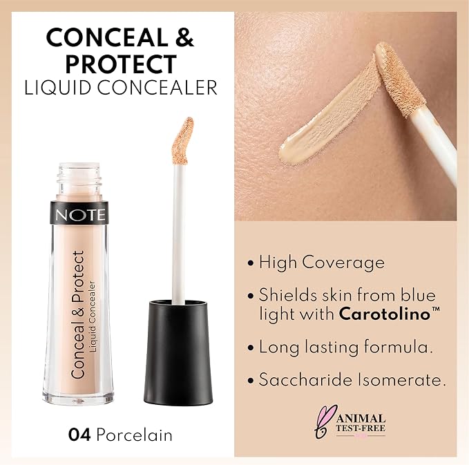 Cosmetics Note Cosmetics Conceal & Protect Likit Concealer Göz Altı Kapatıcısı 04 - Görsel 2