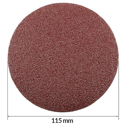 100 Adet 115 Mm Yedek Cırt Zımpara (40 Kum) - Görsel 4