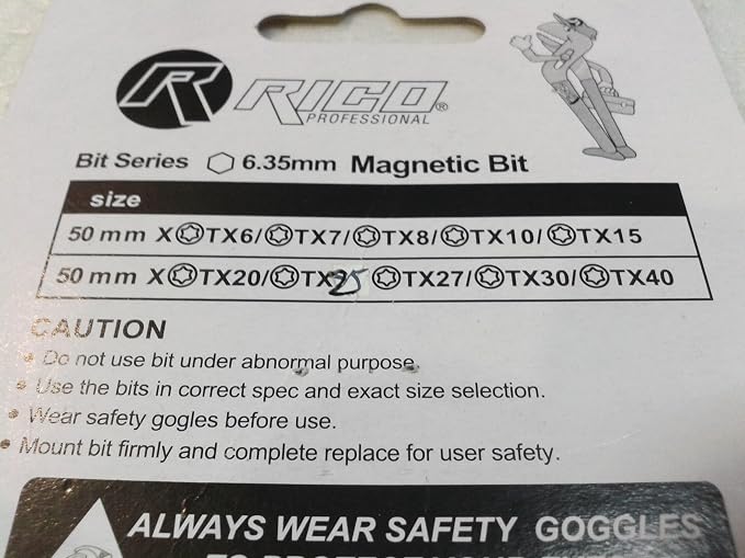 005-KK1131 Torx Matkap Ucu Seti 10 Parça, 50 mm - Görsel 5