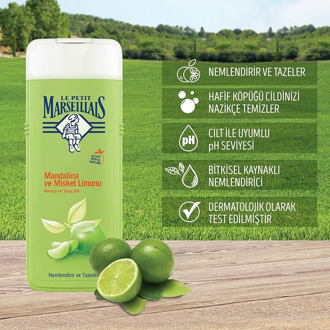 Petit Marseillais Mandalina ve Misket Limonu Duş Jeli 400 Ml - Görsel 4