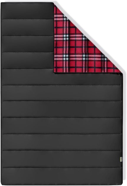 Flanel Kamp Battaniyesi, Seyahat Yorganı Dış Mekan Hafif Kompakt Outdoor Malzemeleri Kamp Çadır Karavan Battaniye 215-150 cm Siyah