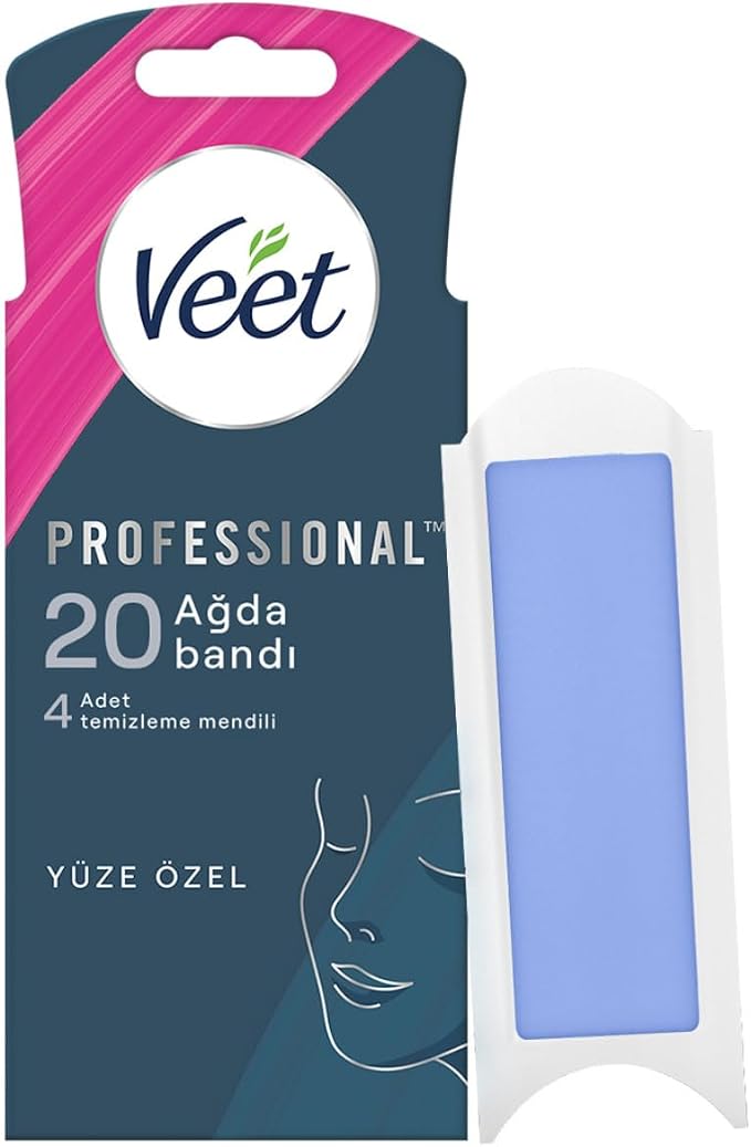 Professional Yüz Ağda Bandı 20'Li Hassas Ciltler, Ağda Bandı, Bant
