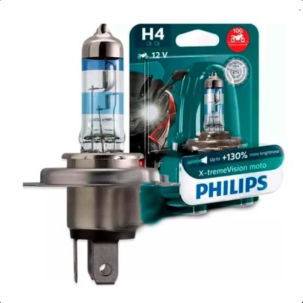 Automotive Lighting 12342XV+BW X-tremeVision Moto +%130 H4 motosiklet far lambası, 1 adet, beyaz