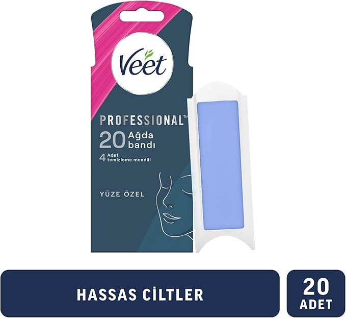 Professional Yüz Ağda Bandı 20'Li Hassas Ciltler, Ağda Bandı, Bant - Görsel 2