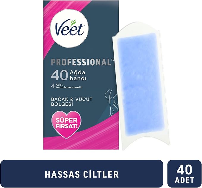 Professional Hassas Ciltler İçin Ağda Bandı, Bacak Ve Vücut Bölgesi, 40'lı Süper Fırsat Paketi, Ağda Bandı - Görsel 2